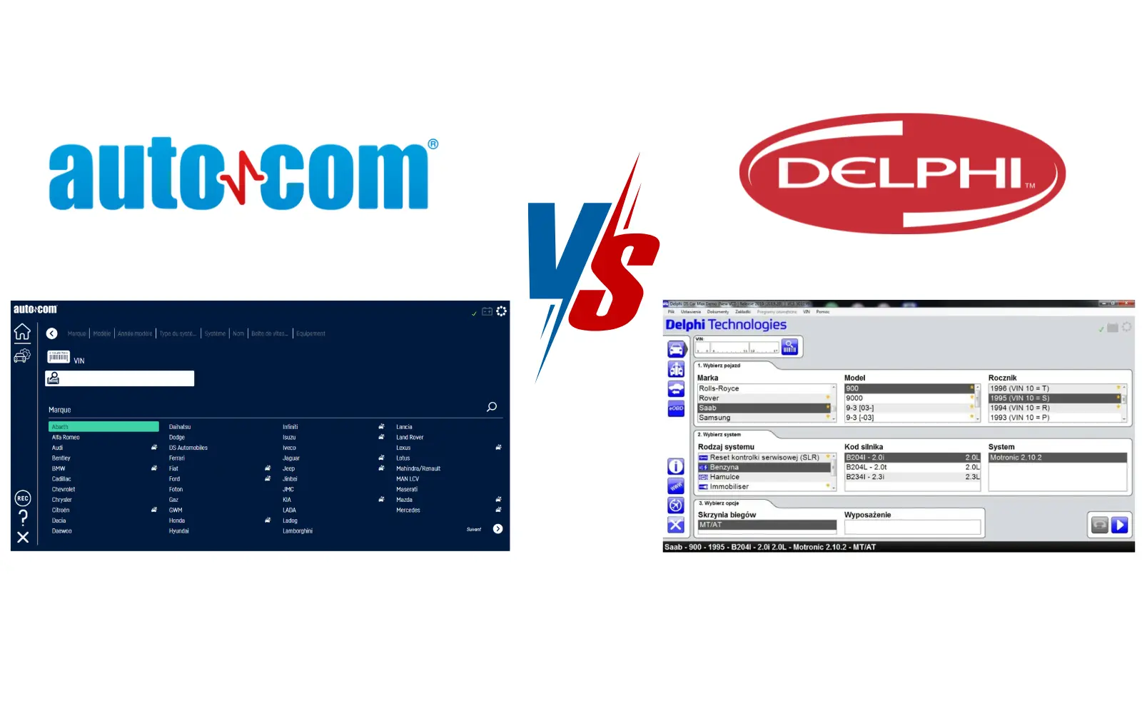 Delphi vs Autocom