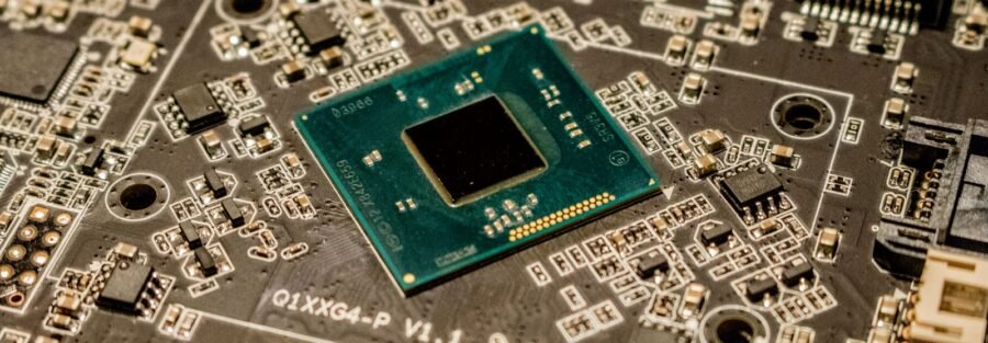 Close-up of an ECU circuit board being prepared for file editing with DPF EGR Lambda Remover software